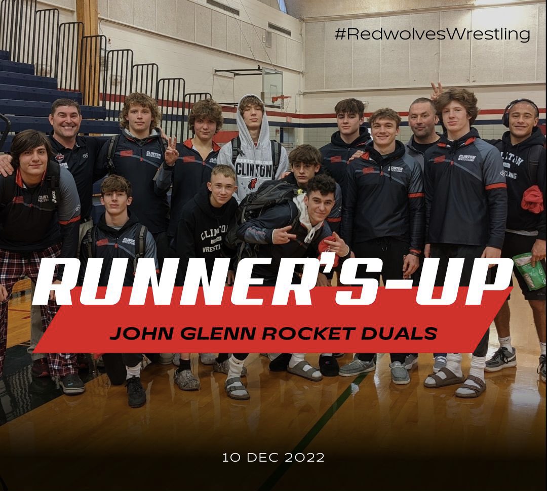 A good finish to a great week of competition. Now back to the grindstone. <a href="/WreckingCrewMI/">C. Randolph</a> <a href="/ClintonAthletic/">Redwolves Athletics 🐺</a> <a href="/ClintonWrest/">Clinton wrestling guy</a> #RedwolvesWrestling
