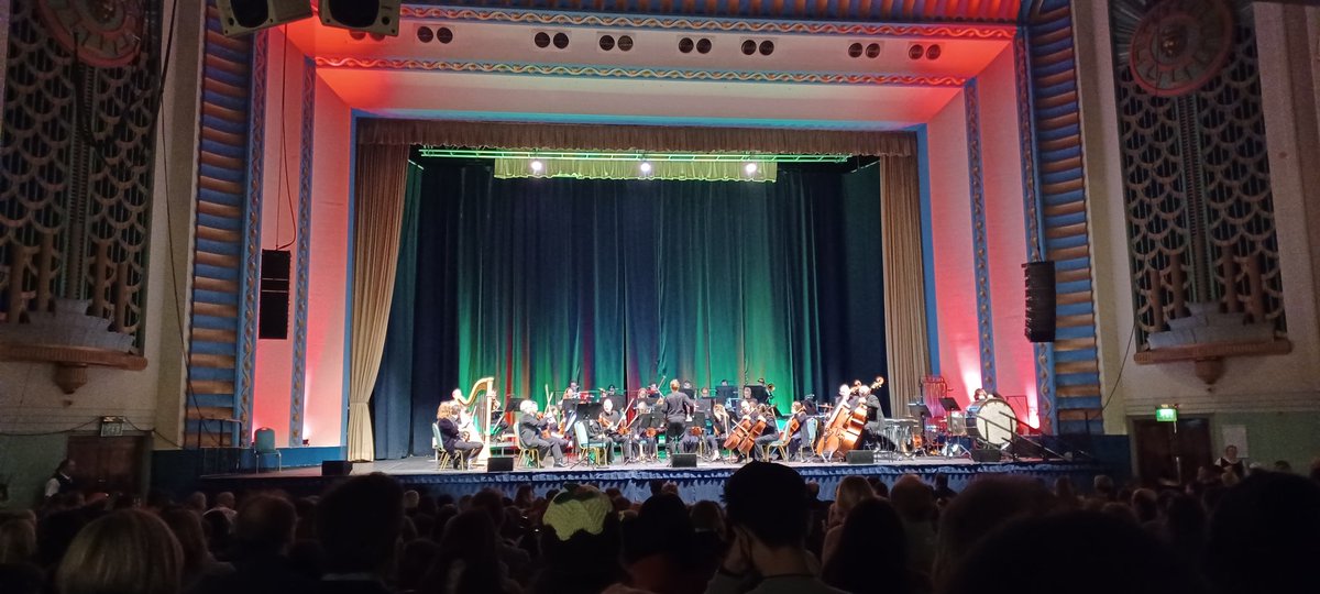 Just got back from the most wonderful afternoon watching the Bath Philharmonic playing the score for the Snowman while we watched the film. #Adventfamilyadventures