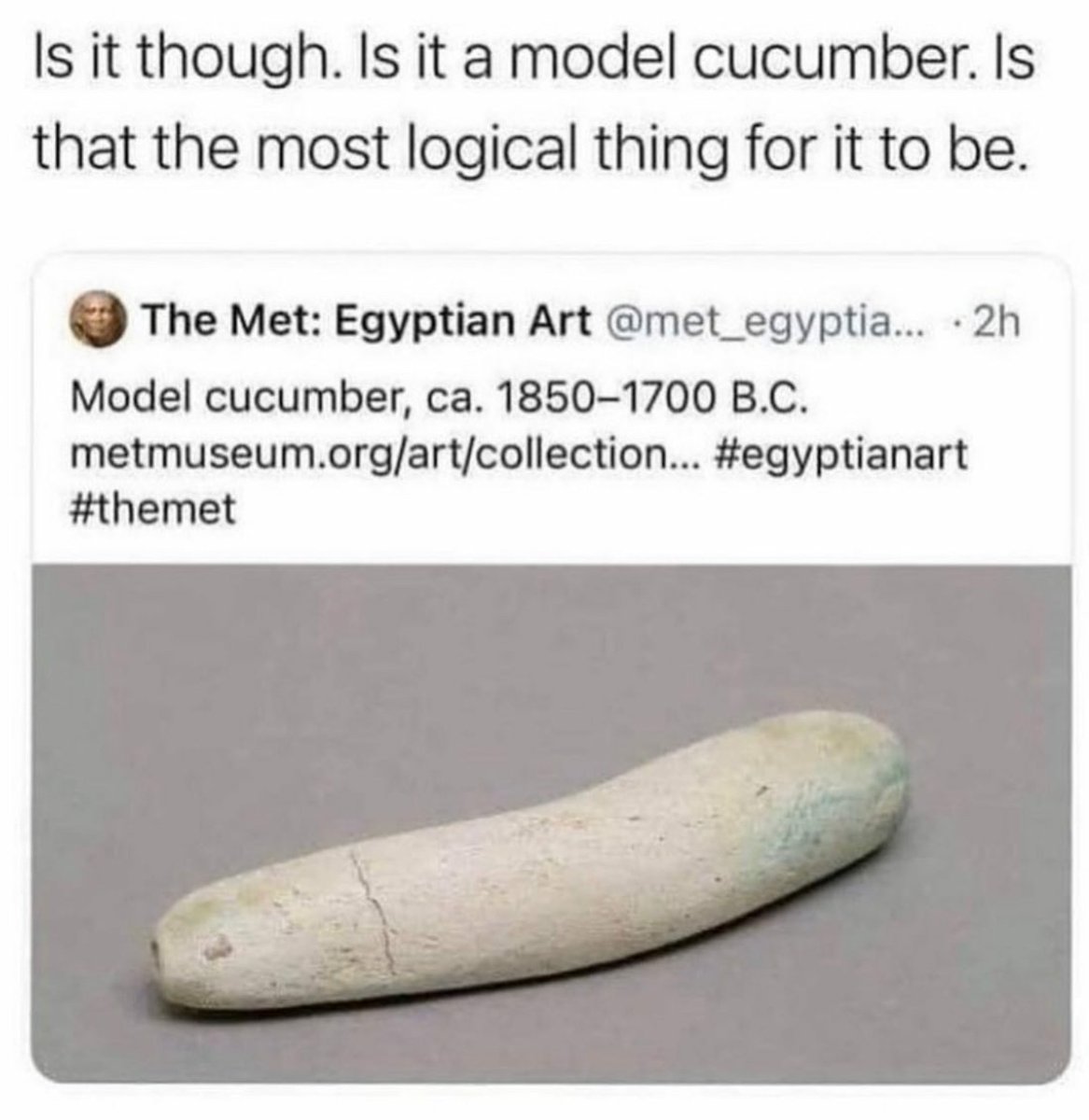 dirtytalkcast's tweet photo. *narrator's voice: "It was, in fact, not a model cucumber." https://t.co/yeyD1bcJMM
