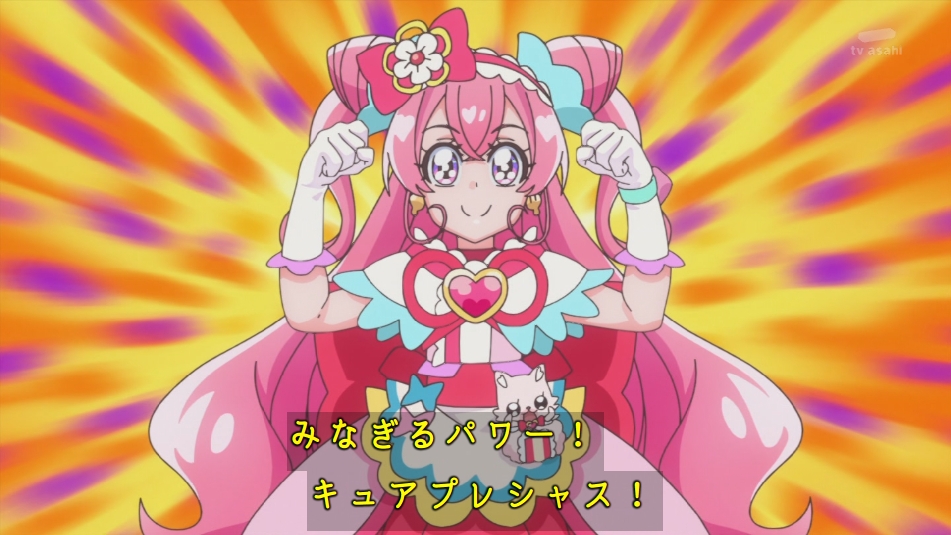 戦闘中に飯を食うのはトロプリ以来ですね #nitiasa #precure 