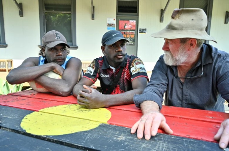 dan_walsh64's tweet photo. “Right now, if we weren’t here, we’d be in juvie or jail”

A camel named Yousuf. A $600 wagon and a retired nurse. 

Six months on camelback to a better life and the game of rugby league - pleasure to spin this yarn with the Abbott brothers @SMHsport

https://t.co/qt8GgO2RYC https://t.co/y7yjjRnWJY