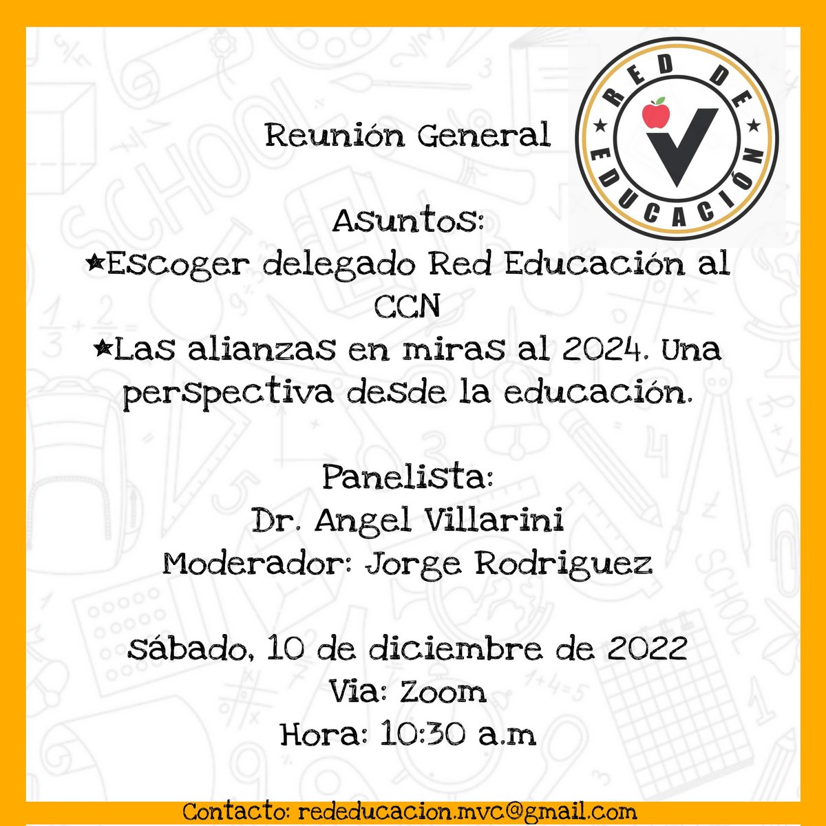 MvcRededucacion's tweet photo. To join the meeting on Google Meet, click this link: 
https://t.co/XXkHyibyCN https://t.co/MKZPfaFeTe