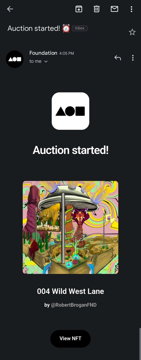 RobertBroganArt's tweet photo. #NFTfamily
2nd AUCTION COMMENCED!🤯👁🍄🌵 @zENpowered was the first collector &amp; Now hes placed a new Bid!🚀

Will any1 outbid him or will he be the first 2 own 2! 🤔👀💎
 #FoundationNFT #OGCollective

Check out this LIVE Auction on @foundation
#NFTProject
https://t.co/jS4MDDaq6c https://t.co/R1miKw1zbx