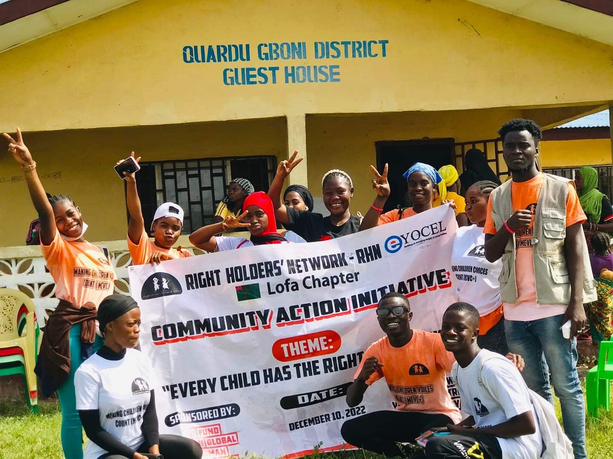 DiggsAmb's tweet photo. The fame, awards and popularity don't matter. 
My team @RhnRight in Lofa Northern Liberia successfully created awareness on early marriage today independently. This is an initiative to curb the increase in early marriage within the area. 
#MCVC+
#LetUsSpeak
#rhnlib https://t.co/yZt64DKCBA