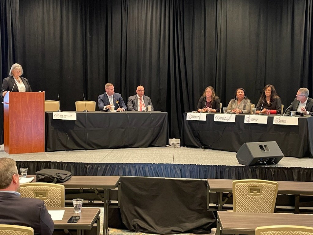 I was honored to be able to moderate a panel discussion of Tribal Gambling  with leaders from WA, OK, and WA yesterday. Listened to panels on cashless gaming  Diversity, Equity, and Inclusion research and recommendations, as well as Responsible Gaming so far. One day left #NCLGS