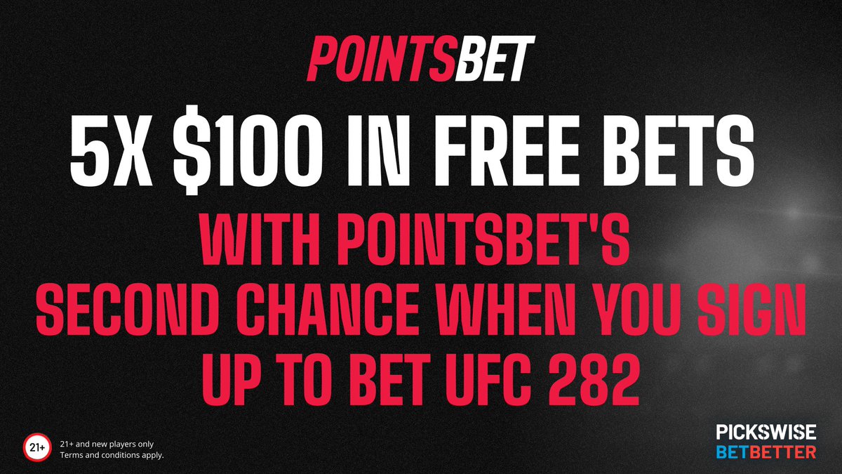 Pickswise on Twitter "🚨 POINTSBET SIGN UP OFFER 🚨 Receive 5 FREE BETS