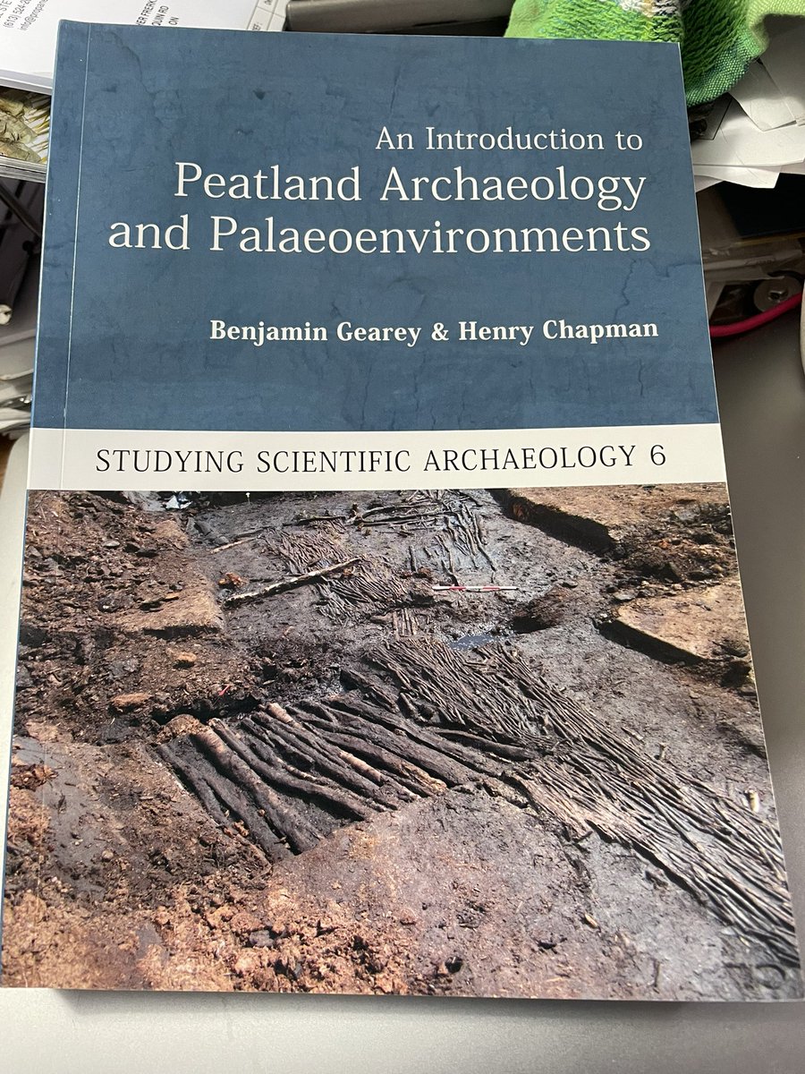 hgillfrerking's tweet photo. @BenjaminGearey Guess what arrived?? I’m so excited!! Sadly, I don’t get to read it until my final assignment is done, and all my grading is finished! Thanks for being great incentive!! #peatlands #peat #wetlands #Archaeology #palaeoenvironments https://t.co/uc1PF6ElKQ