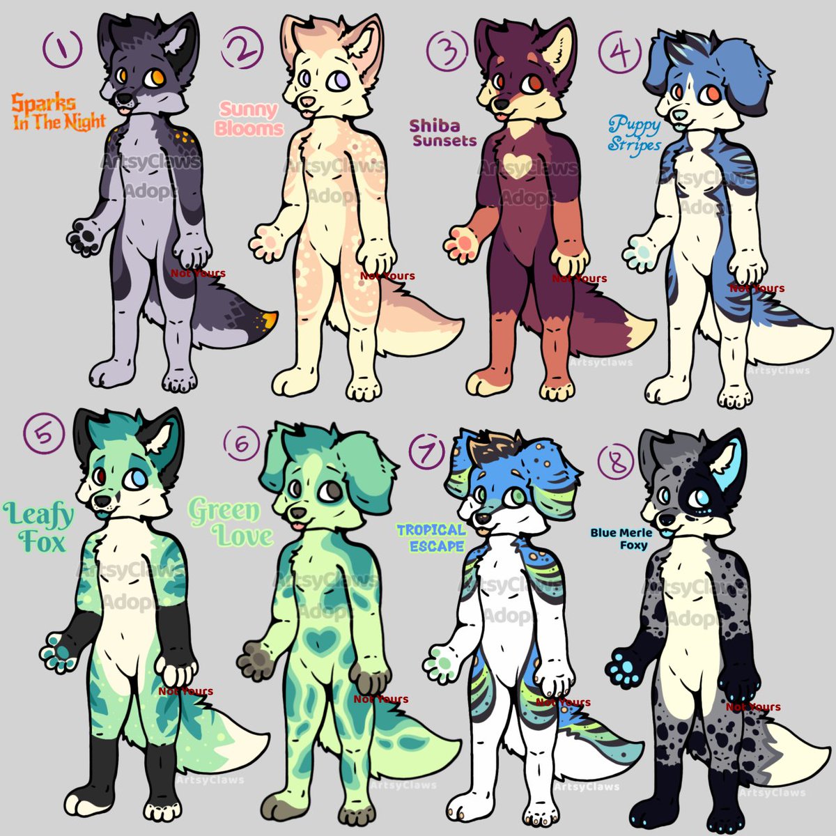 ArtsyClaws's tweet photo. 🐶 Canine Ad0pts 🐶

💙 These lil floofs are 3️⃣5️⃣ US each! ^w^

💚 5️⃣5️⃣ will unlock a colored headshot!

💜 7️⃣0️⃣ will unlock a mini back view!

❤️ Once ad0pted I can email the file of the reference sheet! Rts are highly appreciated 👉👈💙 https://t.co/crAhNXTkLj