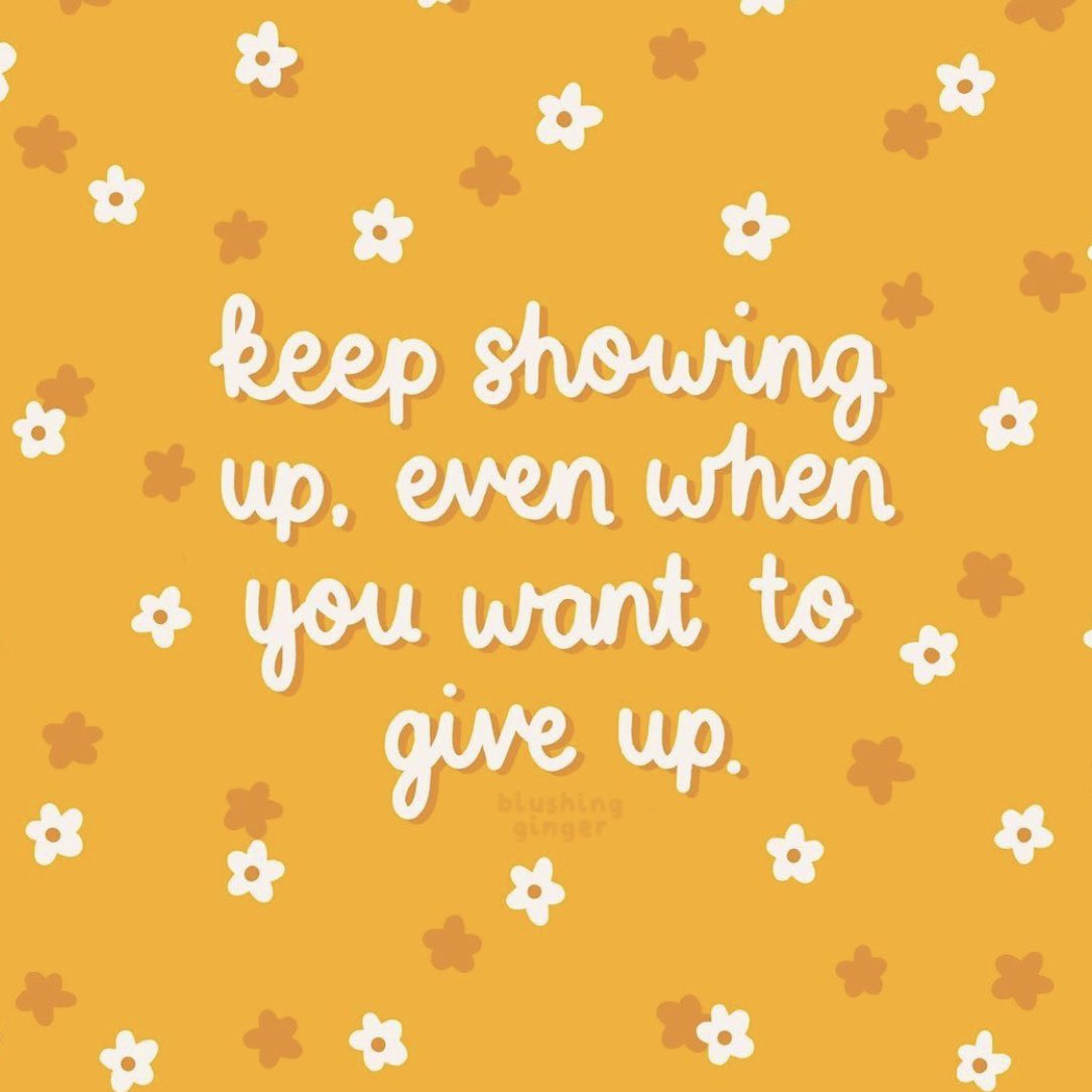actionhappiness's tweet photo. Keep showing up, even when you want to give up

Image: https://t.co/9ebWYo59TB https://t.co/Ng31uYHwpM