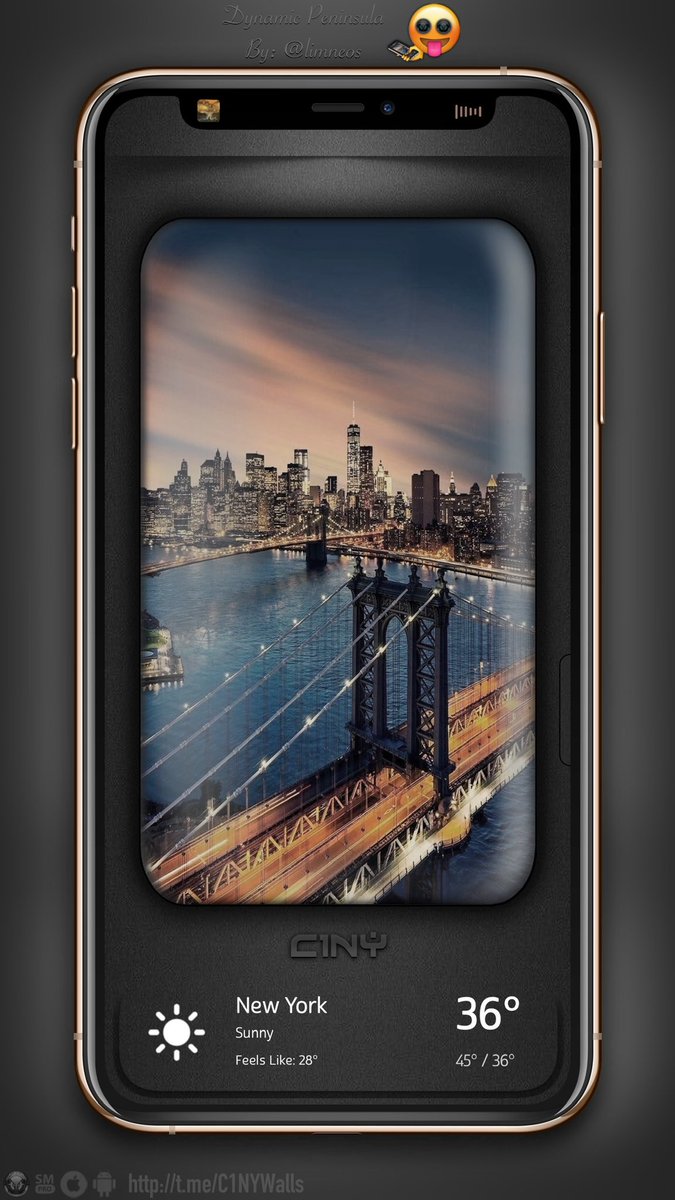 C1NY's tweet photo. Enjoying🔥#DynamicPeninsula by @limneos
on my XS Max📱14.8 Great jailbreak tweak

https://t.co/08noI3L3Th https://t.co/5br76ucFvn