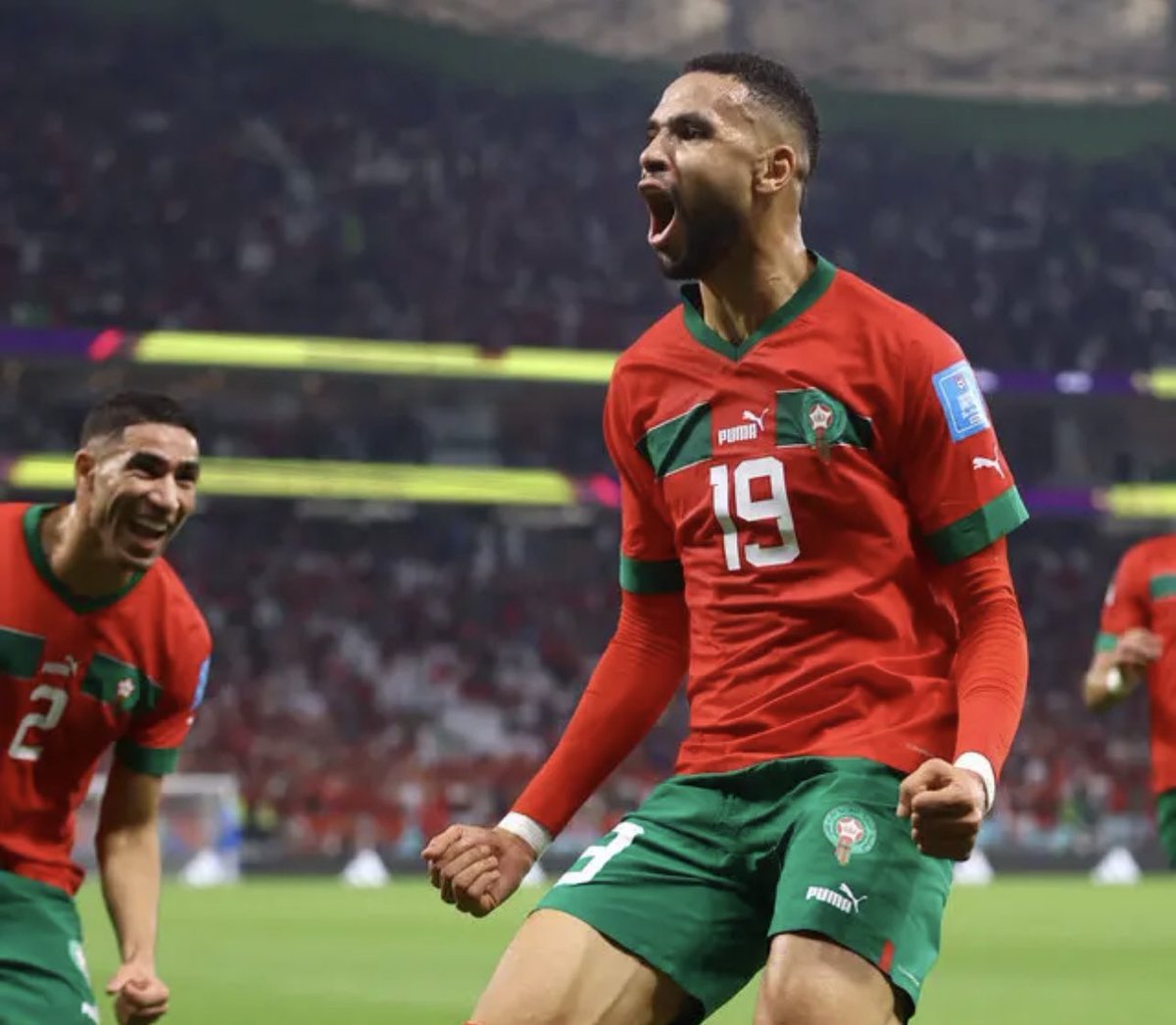 aobenson's tweet photo. Morocco makes history! First African and Arab team in Fifa World Cup Semifinals. #flfa https://t.co/52TyoyaskQ