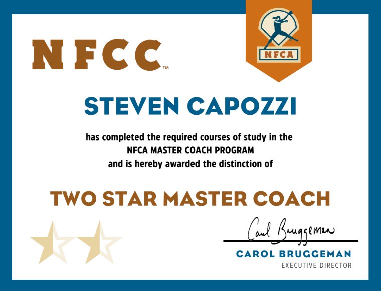 SoWakeFastpitch's tweet photo. I'm half way to my ultimate 4-star goal. This year I took #NFCC403 w/ @_TimWalton, @OSUcoachG & @CSUNSoftball @NFCAorg #NFCA2022
Soapbox: If you're a π₯ coach, you should be an NFCA member. And once you are, take advantage of the incredible trainings & certification available. https://t.co/e1fq1pB3jY
