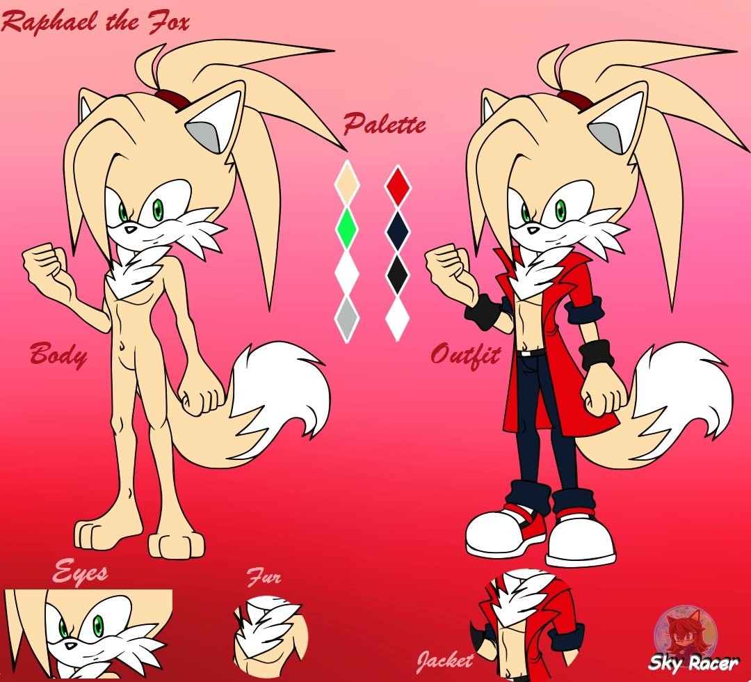 SkyRacer16's tweet photo. Raphael 's Reference
AU "Nobius".
Part 1.
#SkyRacer #Nobius #sonicfancharacter #sonicoc https://t.co/zYnXhd4V73