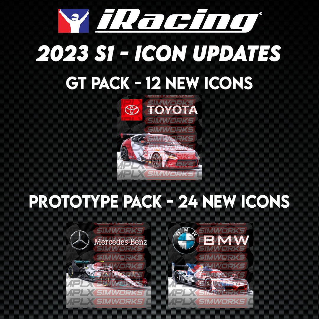 ComplxSimworks's tweet photo. Its Update Day! With #iracing latest 2023 Season 1 release comes new cars, new features, and new updates! A lot of my products have gotten updates as well, so now everything is completely up to date!

#complxsimworks #simracing #fanatec #simucube #gtomega #simlab #trakracer https://t.co/vAODsBDLwV