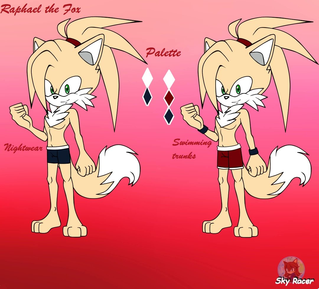SkyRacer16's tweet photo. Raphael 's Reference
AU "Nobius".
Part 1.
#SkyRacer #Nobius #sonicfancharacter #sonicoc https://t.co/zYnXhd4V73