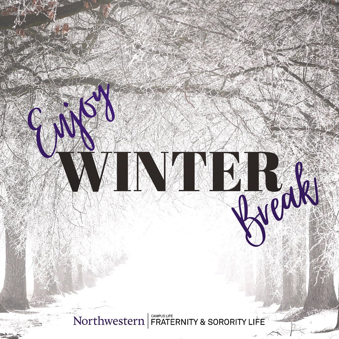 With the Fall quarter having concluded we hope that each you can enjoy winter break! We look forward to welcoming you back in the new year for a new quarter and welcoming of new members!