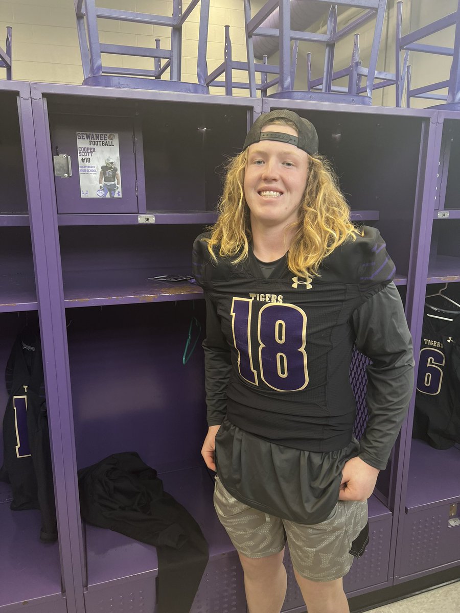 Spending the day at <a href="/SewaneeFootball/">Sewanee Football</a>!