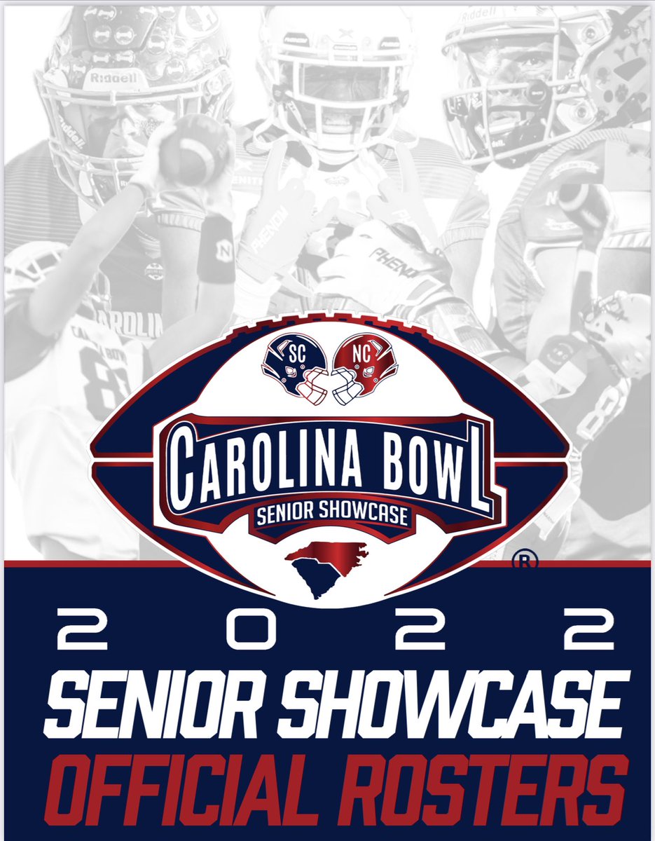 carolina_bowl's tweet image. 2022 CAROLINA BOWL OFFICAL ROSTERS