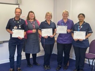 vicpallett's tweet photo. So proud to be part of the #DCHFT professional nurse advocate team. π Exciting times ahead. #Nursing https://t.co/bmbJZ3SwvK