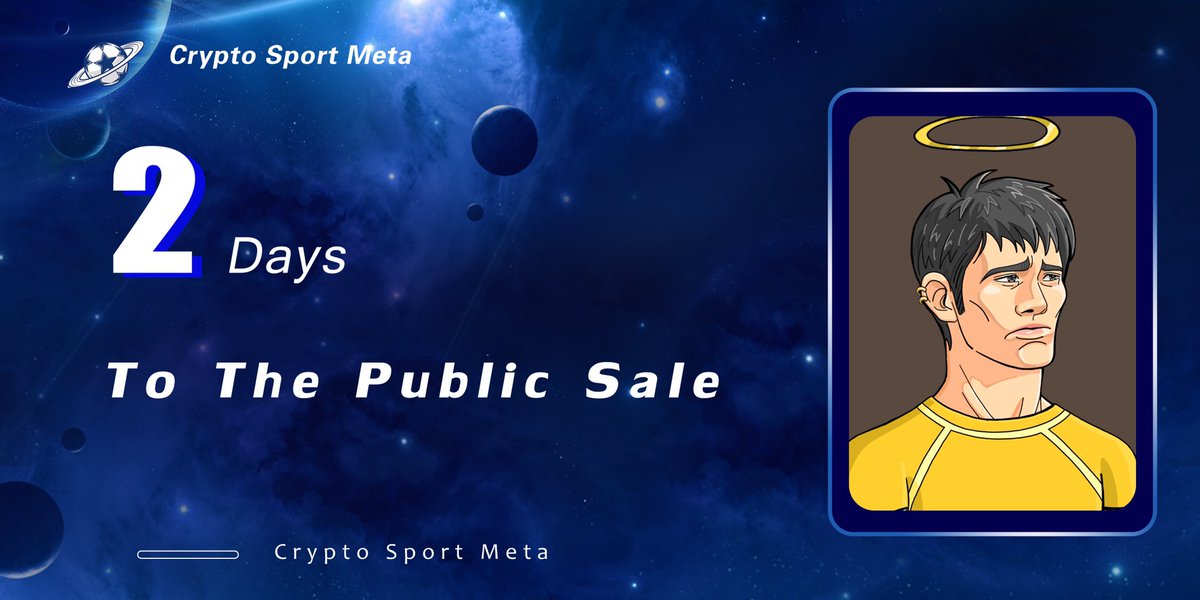 CryptoSportMeta's tweet image. ✌🏻 DAYS

🔗 aanft.com/#/Home

#CSM #NFT #NFTCommunity