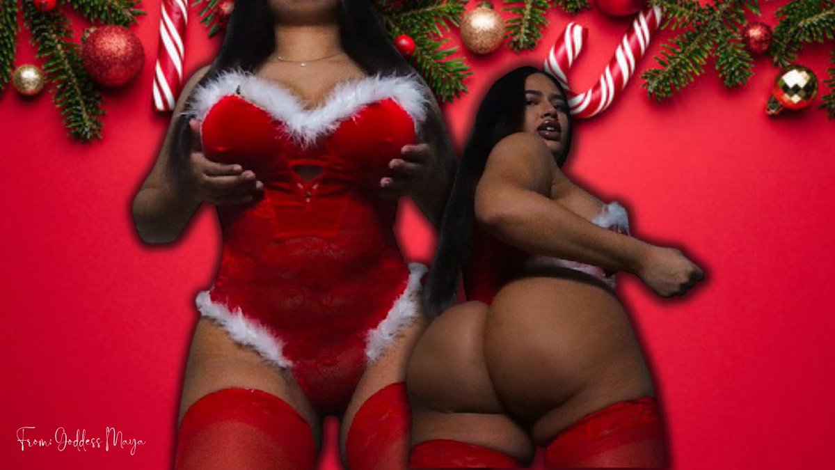 MayaAryas's tweet photo. Have you been naughty or nice this year? I’m sending out my Christmas card on the 25th to good boys only! 🎅🏽🎄❄️🥰 https://t.co/VBY8GEv7zB