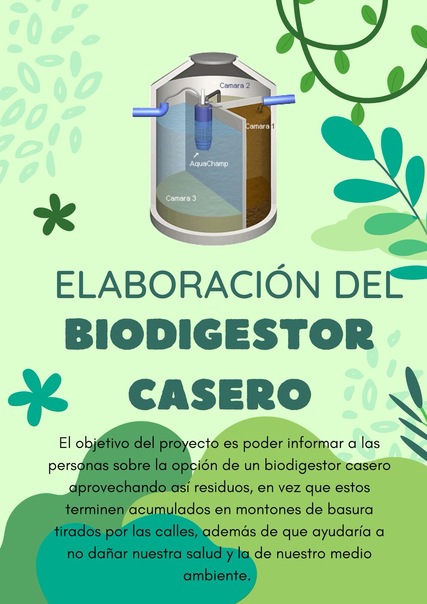 biodigestor_c's tweet photo. El biodigestor puede lograr un cambio, ¡ayudanos a mejorar este ecosistema! https://t.co/nzmi5oQxfZ