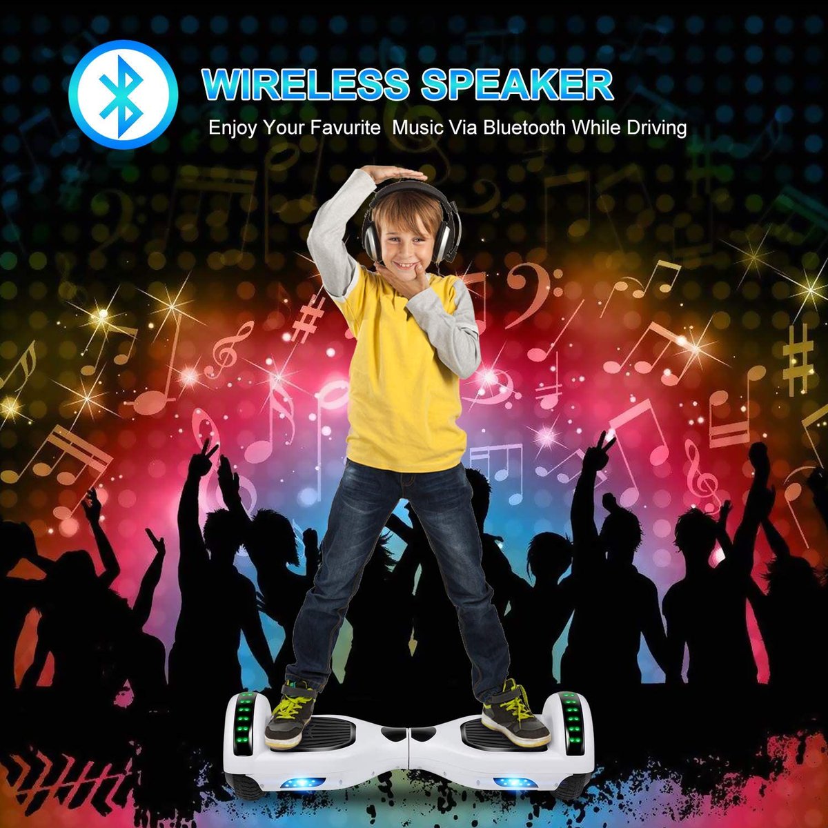 _showrom's tweet image. UNI-SUN Hoverboard, Bluetooth ve Işıklara Sahip 6,5" İki Tekerlekli Hoverboard, 6-12 Yaş Arası Çocuklar İçin Hoverboard
amazon link&amp;gt;&amp;gt;&amp;gt;amzn.to/3YdV5hq