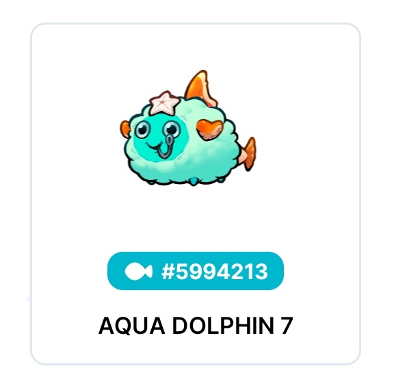 CarrascoDaniel4's tweet photo. Super emocionado y agradecido con este pequeño aqua🐟 que me he ganado en el stream de @Kamisama4e 🤩

Cabe resaltar que es el primer sorteo que gano desde que hago vida en la comunidad así como mi primer axie🥰

@AxieInfinity @AxieLuck @AxieInfinity_ES @AxieLima https://t.co/jJb7FCl4bD