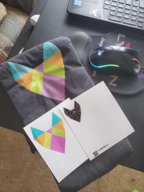 lycan_designs's tweet photo. @kasthq Shirt and stickers delivered today, they are so cool and well made. I highly recommend Kast Merch!!!🥰 https://t.co/tVFu5HefTd