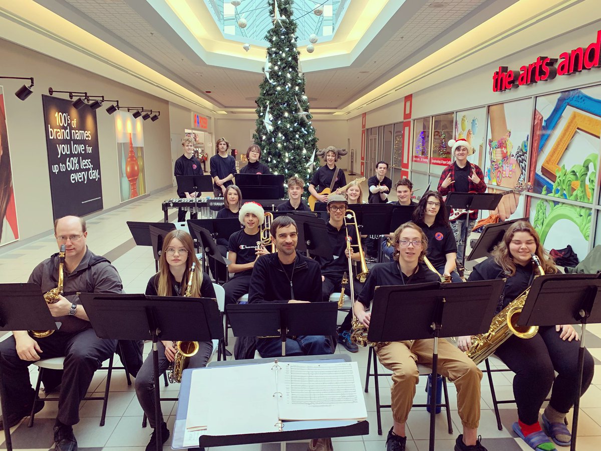 Getting into the holiday spirit with the Jazz Ensemble at the Truro mall! Thanks to the CEC alumni and <a href="/TruroMiddle/">Truro Middle School</a> student, Owen Fisher, who sat in! #cecmusic #malljazz #nsmusiced <a href="/CEC_news/">Cobequid Educational Centre</a> <a href="/CCRCE_NS/">CCRCE</a> @Cobequid_FoSS <a href="/TruroHubNow/">Hub Now</a> <a href="/trurobuzz/">Truro Buzz</a> <a href="/NSBandAssoc/">NS Band Association</a> <a href="/NSMEC4/">Nova Scotia Music Education Council</a> <a href="/NovaScotiaMEA/">Nova Scotia Music Educators Association (NSMEA)</a>