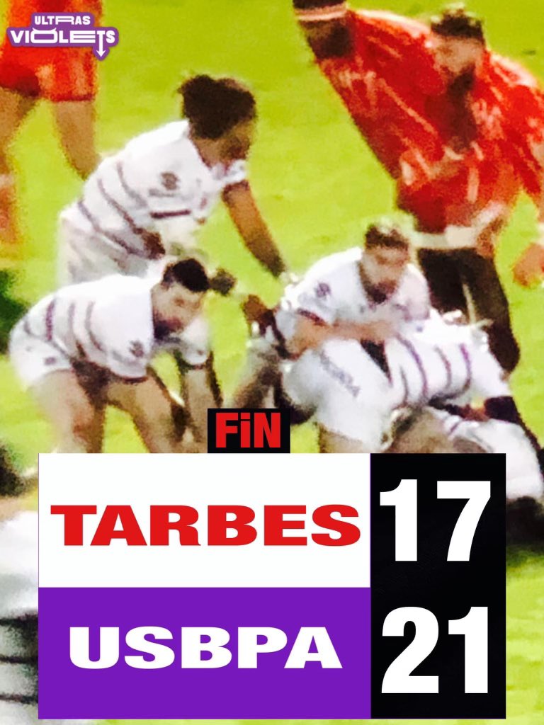 jerome_buisson's tweet photo. Bravo l’#USBPA ! Les violets montrent la voie aux #Bleus https://t.co/8iTWyuEYOB