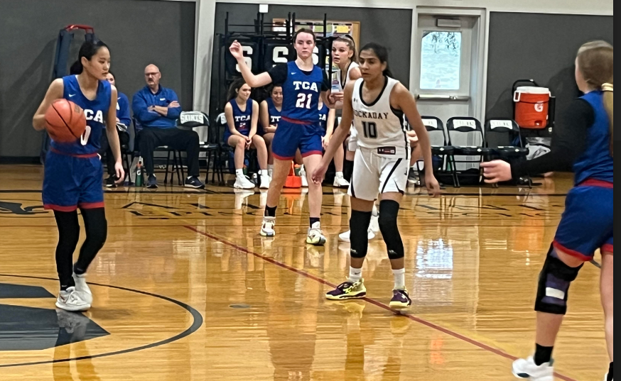 Good win for <a href="/TCA_Addison/">TCA Addison Sports</a> Girls vs. <a href="/HockadayATH/">Hockaday Athletics</a> in Fort Worth. <a href="/LevertonGrace/">Grace Leverton</a> led with 21 points and Sophia Miller contributed 11 with STRONG defense throughout the game

Shoutout to Emma for great D too!

Next up - last game of the tourney @ 3:15pm @ All Saints <a href="/PTFWBB/">All Saints' Women's Basketball</a> Hoopfest