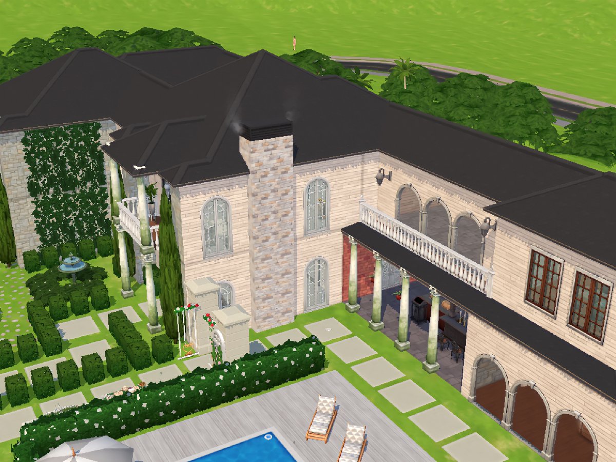 himawan_yw's tweet photo. Europe Mansion
#TheSimsMobile #MyBalconyBuild https://t.co/I5YPMjW5f3