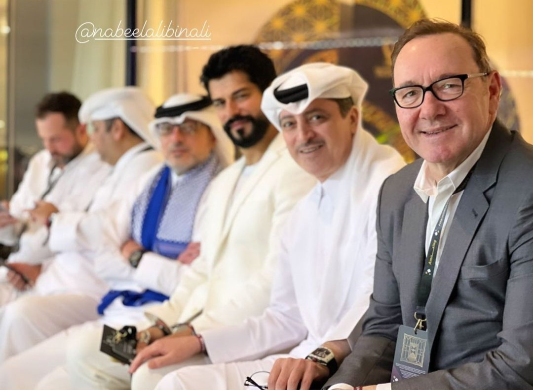 #BurakÖzçivit with @KevinSpacey 💖 #AlBaytStadium 🇶🇦💖❤️‍🔥 #Qatar #worldcup2022