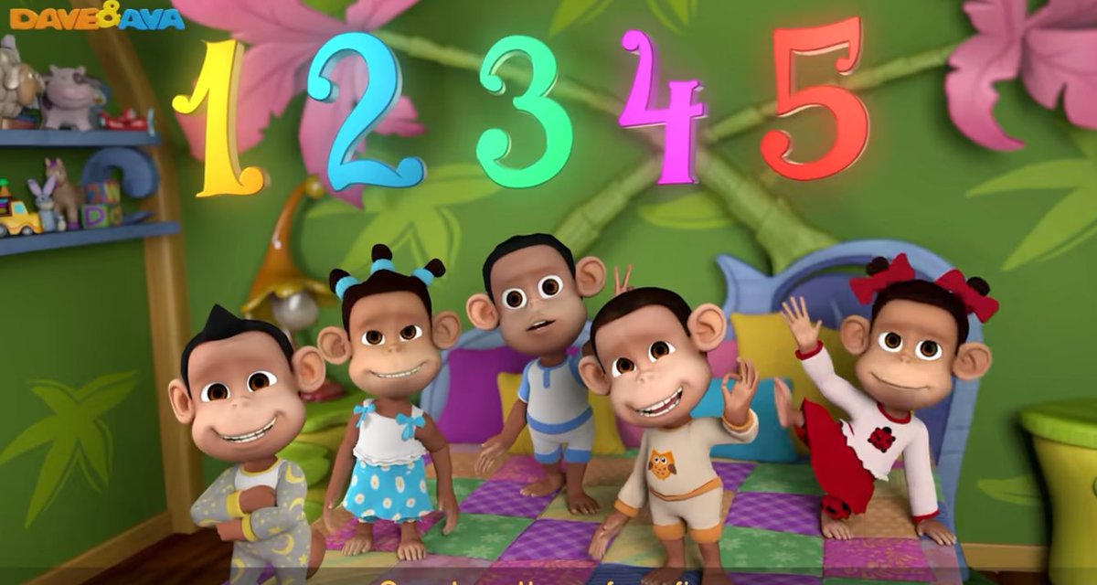 ReadingDanger's tweet photo. “Five Little Monkeys Jumping on the Bed” is based on the extremely popular Mother Goose rhyme, “The Ten Little [N-word]s,” plus another song about Black children suffering: “Shortnin’ Bread.” The word “monkey” was swapped in to hide the racism. A🧵by a children’s librarian. https://t.co/7tDwZgRGPa