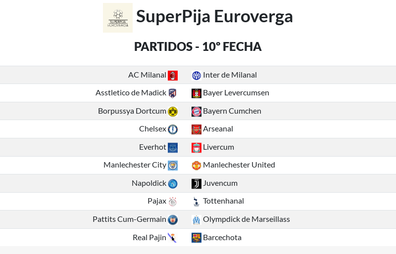 PRÓXIMA JORNADA 🔥🔜
📜 Fecha 10 de Clásicos 
🗓 Sábado 10 de diciembre
🕖 19:00 hs
