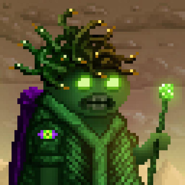 DungeonWolfNFT's tweet photo. MEDUSA MAGE, one of "THE 69" ultra rare NFTs in my Crypto Mages collection. https://t.co/YojgltHofL

#nft #nfts #nftcommunity #nftcollection #Medusa https://t.co/4WrkkrYoXr