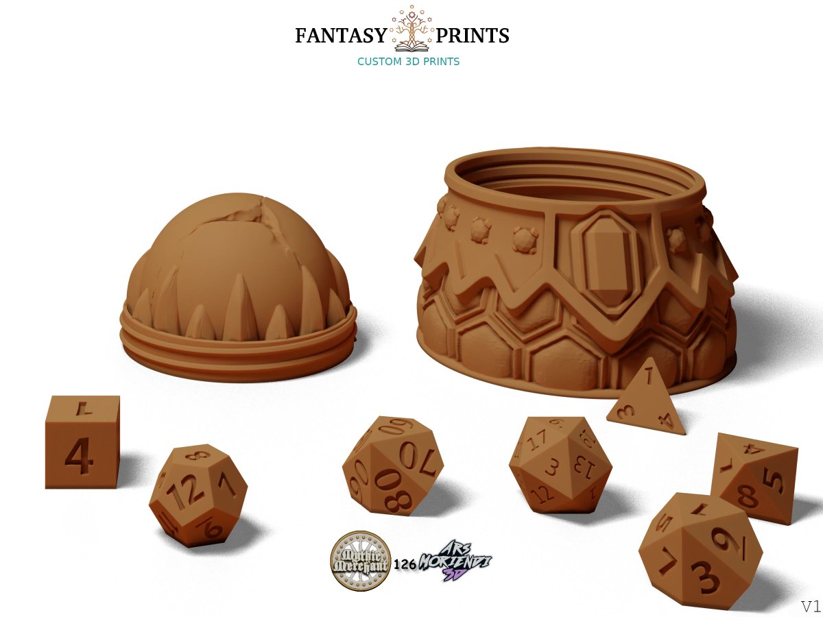 FantasyprintsNL's tweet photo. Model by @arsmoriendi3d 
Printed By
Website:
https://t.co/7jArweS6MT

#dicetower #dicejail #dnd #dnd5e #dungeonmaster #gamemaster #dice #dicebag #dnddice #5e #dnddice #ttrpg #tabletop #rpg  #dndnight #diceporn #diceset #nat20 #dicerolling #dicerollers #dicegoblin https://t.co/vXSO0GFFGo