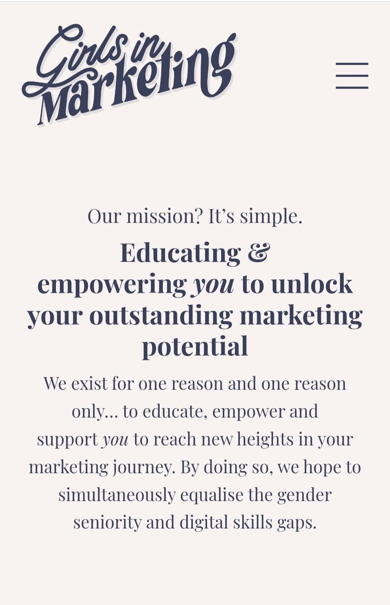 I have FINALLY signed up to @girls_marketing because gorgeous gorgeous marketing girlies need to continue educating and empowering themselves 💕
