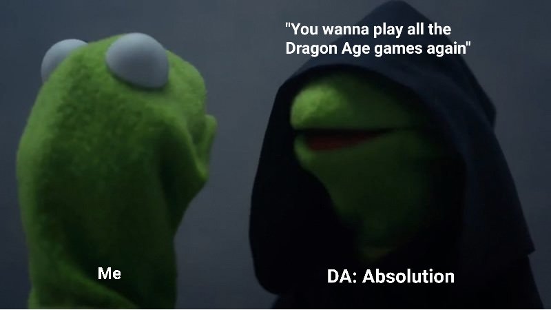 pawpotatoart's tweet photo. The devil is whispering in my ear
#DragonAgeAbsolution https://t.co/lGZfjNGUH4