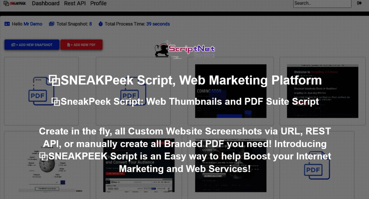 ScriptNet_IT's tweet photo. Buy now the latest version of the #Powerful #SneakPeek Suite with 13% off!
Only on the #Official #ScriptNet #Shop!

Coming Soon: #Christmas #Coupon Code!

https://t.co/No6P0TarlY https://t.co/GWxInJl6Pi