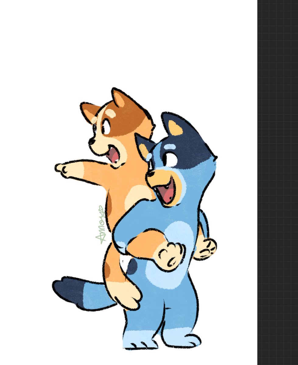AnnoyingLoving's tweet photo. #bluey #blueyfanart #Bluey https://t.co/qYRyx7YU6j
