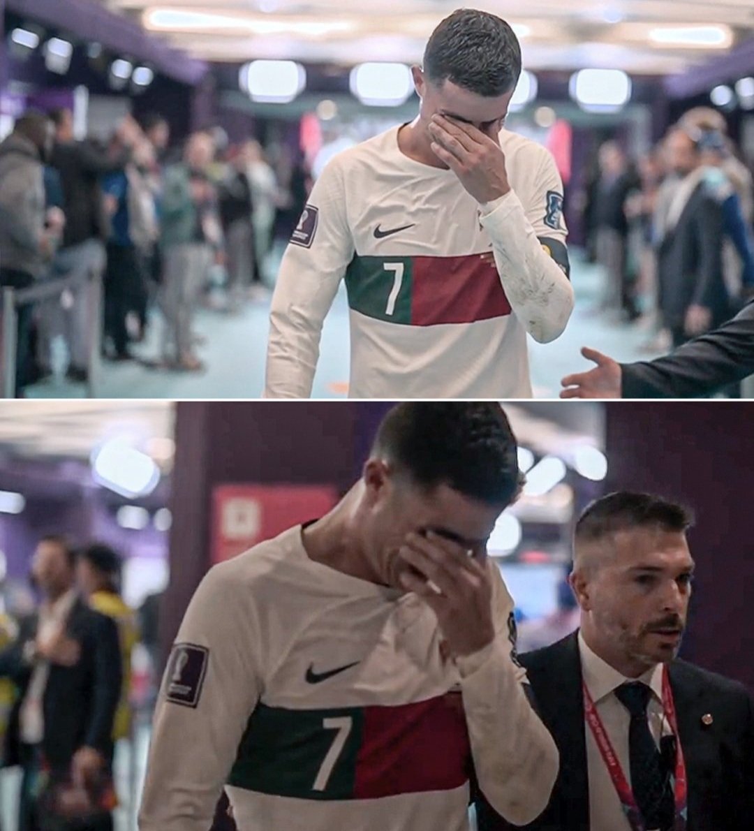Ki_ranjc's tweet photo. It's very hard to watch @Cristiano in tears 😟���� https://t.co/IaKjhh9vkq