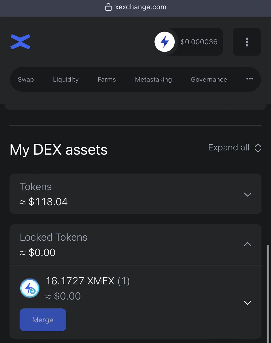Opium_Off's tweet image. Vous pouvez lock vos XMEX comme suit 👇🏻

• Dans « My XMEX » sélectionnez le nombre de MEX que vous voulez lock

• Choisissez la durée 

• Signez la TX. Vaut XMEX locked seront visibles dans « My DEX assets » et « My XMEX »

➡️ Votre énergie sera actualisé instantanément.