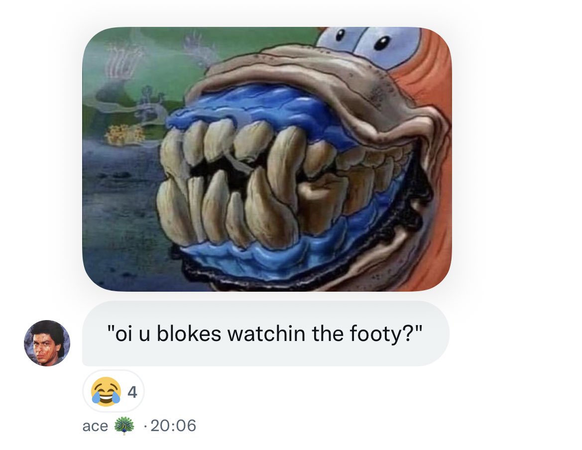 Crypt0Menace's tweet image. Can’t say shit without the British jokes coming out @formershell