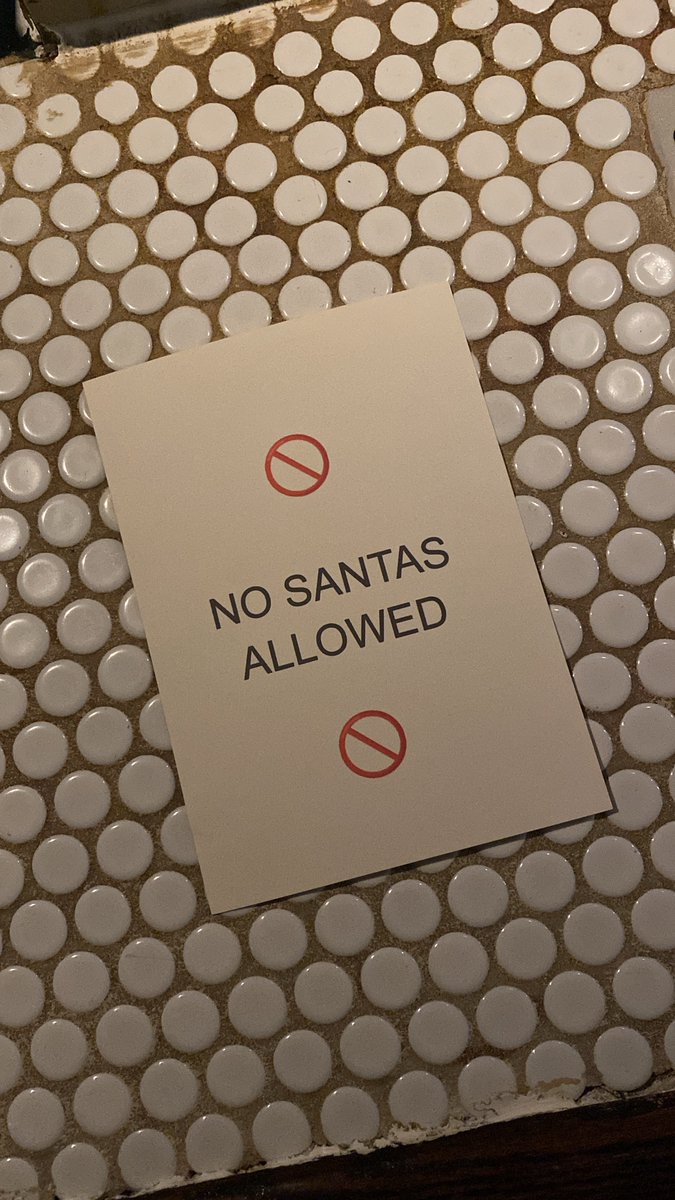 Not today Santa. #SantaCon