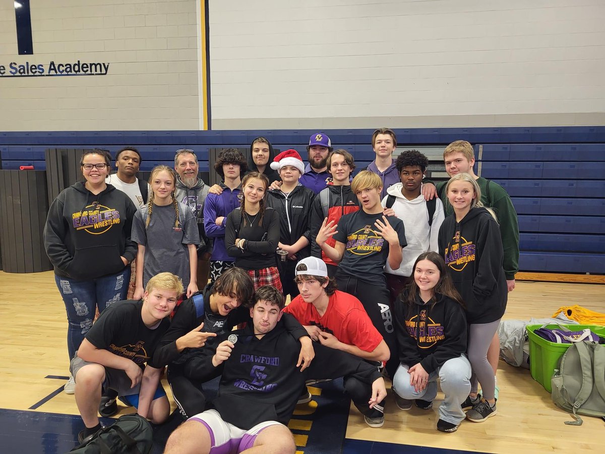 ChadChafin69's tweet photo. Proud of our Crawford County Wrestlers and coaches!!! Eagles will SOAR!!! https://t.co/EKFcGEIhsN