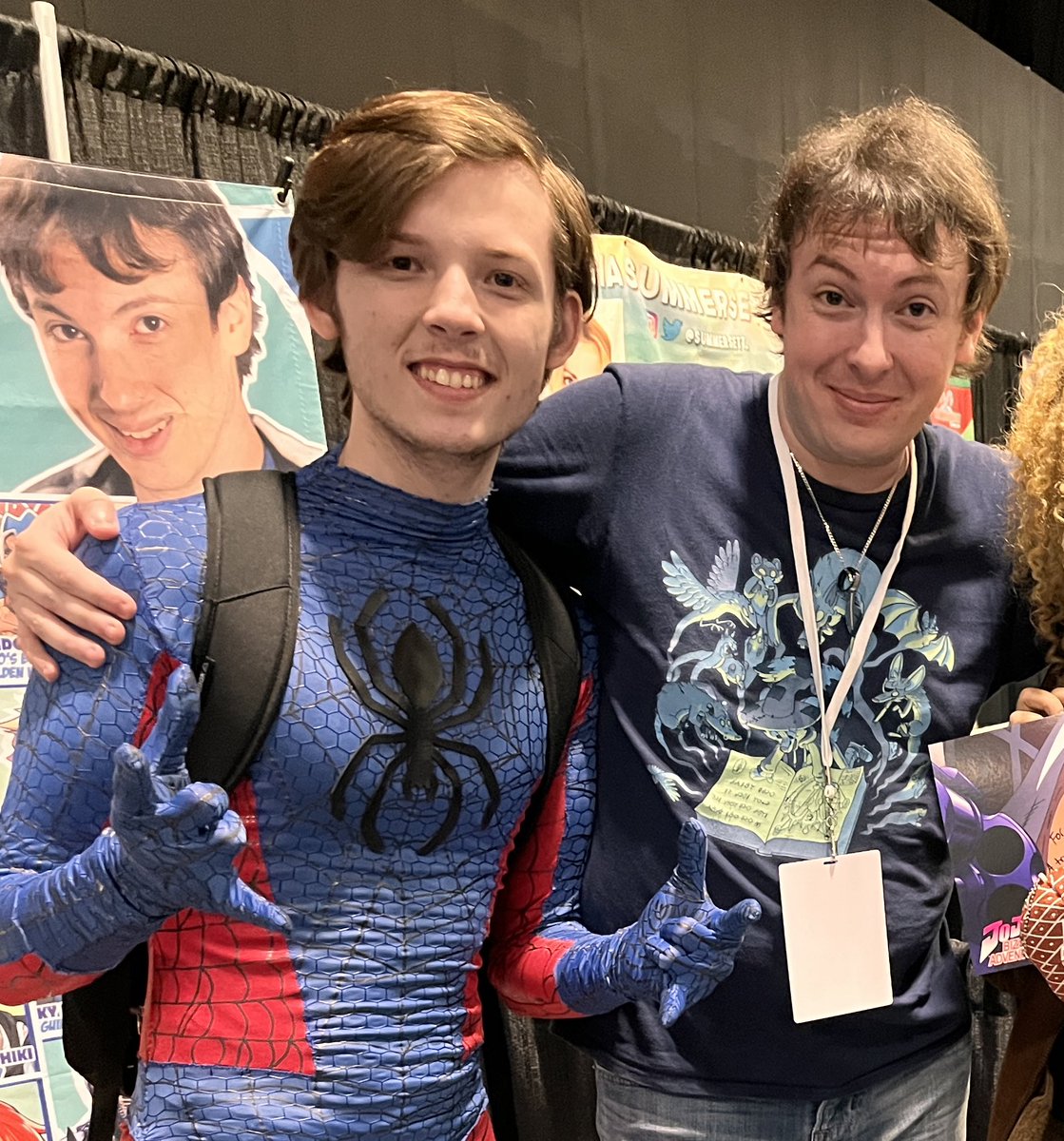 RT @kaiscomics: took a picture with Sean Chiplock the Spider-Man voice actor for the avengers game! @sonicmega https://t.co/Y5DPd1VSUw