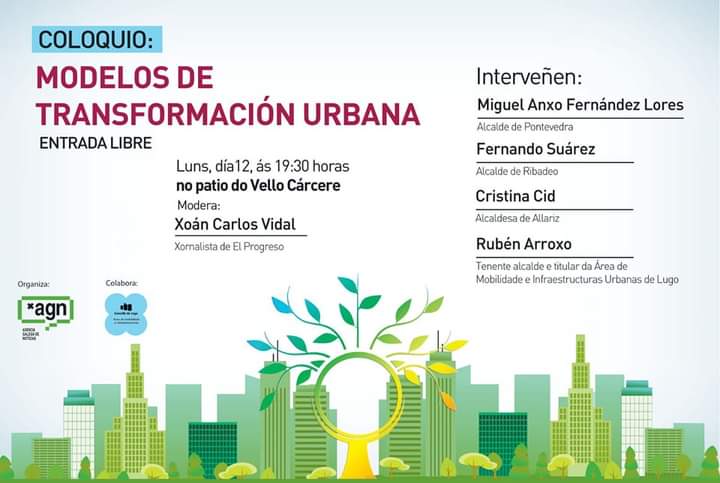 Ruben_Arroxo's tweet photo. Anímovos a vir este luns ás 19:30 ao Vello Cárcere, onde participarei nun acto xunto a @Lorespontevedra (alcalde de Pontevedra), Fernando Suárez (alcalde de Ribadeo) e Cristina Cid (alcaldesa de Allariz). Concellos cun modelo de transformación urbana reco��ecido internacionalmente https://t.co/wB6RzzIhtD