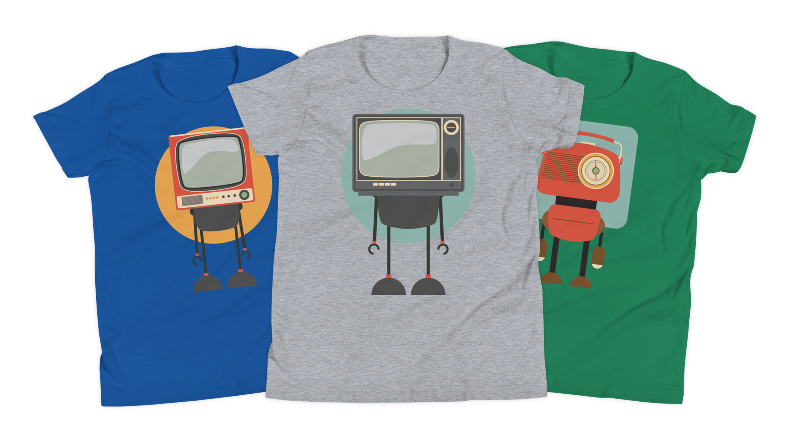 New Youth / Kids Shirt in the Slobot Shop - mailchi.mp/ae555a8366e8/p…